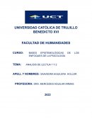 BASES EPISTEMOLÓGICAS DE LOS ENFOQUES DE LA PSICOLOGÍA