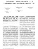 Ciberseguridad: Control De Amenazas En Las Organizaciones con el Marco de Trabajo NIST CSF