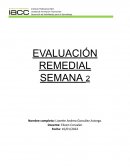 Evaluacion remedial