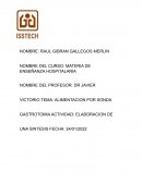 Alimentacion por sonda gastrotomia