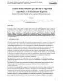 Análisis de las variables que afectan la rugosidad superficial en el mecanizado de piezas