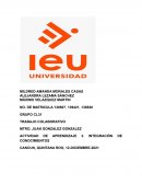 Actividad de aprendizaje 3. Integración de conocimientos