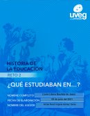 Historia de la Educacion ¿Que estudiaban en?