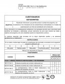 CUESTIONARIOS ESTUDIANTES
