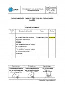 PROCEDIMIENTO PARA EL CONTROL EN PROCESO DE CARGA