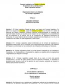 Reglamento de interior y debate de falcón