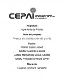 Avance de distribución de planta