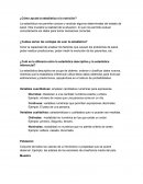 ¿Cómo ayuda la estadística a la nutrición?