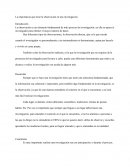 La importancia que tiene la observación en una investigación