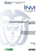 VALIDACIÓN DE MÉTODOS EN ANÁLISIS QUÍMICOS CUANTITATIVOS
