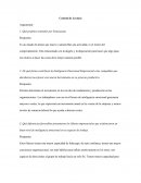 Control de lectura. Clima Laboral e Inteligencia Emocional