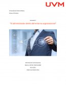 El administrador dentro del entorno organizacional