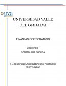 El apalancamiento financiero y costos