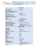 MANUAL DE ORGANIZACIÓN ESPECÍFICO DEL AREA DE PRODUCCION