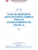 PLAN DE RESPUESTA ANTE UN EVENTO SÍSMICO PARA UN ESTABLECIMIENTO DE SALUD I-3