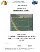 CONSTRUCCIÓN DEL ENLACE DE VÍA LOCAL PARAMONGA - PATIVILCA KM 204+000