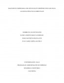 DIAGNOSTICO EMPRESARIAL DEL RESTAURANTE SHOPPERS ENFOCADO HACIA LAS BUENAS PRÁCTICAS AMBIENTALES