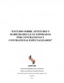 ESTUDIO SOBRE APTITUDES Y HABILIDADES LEAN ESPERADAS POR CONTRATISTAS Y CONTRATISTAS ESPECIALIZADOS