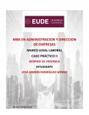 CASO PRÁCTICO II DESPIDO DE VERONICA