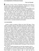 Conservadores y liberales en Mexico