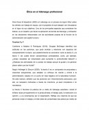 Ética en el liderazgo profesional