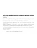 La ley 1420, importancia, contenido, antecedentes, significados políticos e históricos