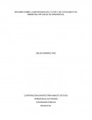 RESUMEN SOBRE LA IMPORTANCIA DEL TUTOR Y DEL ESTUDIANTE EN AMBIENTES VIRTUALES DE APRENDIZAJE