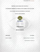 Portafolio de inversión empresa de distribuidora de Alimentos