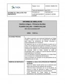 INFORME DEL SIMULACRO POR EMERGENCIA