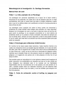 La vida y ejemplo de un Psicólogo