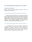 Administracion y proyecto de vida