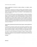 Administración del desarrollo de sistemas y planes organizacionales