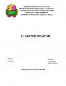 EL FACTOR CREATIVO