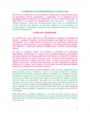 Corrientes contemporaneas en la educacion