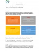 La Estrategia Propuesta Matriz DAFO