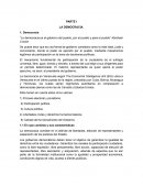 Ideas politicas. Democracia