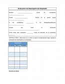 Evaluación de Desempeño del Empleado