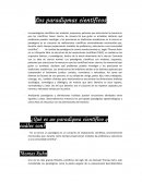 Los paradigmas científicos