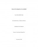 Lineas de investigacion en la actualidad