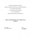 CONTAMINACIÓN DEL AGUA Y MANEJO DE LOS RESIDUOS