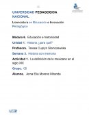 La definición de lo mexicano en el siglo XIX