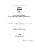 EDUCACIÓN FINANCIERA EN EL AHORRO Y LAS INVERSIONES PARA MEJORAR LA CALIDAD DE VIDA Y LOGRAR UNA LIBERTAD FINANCIERA