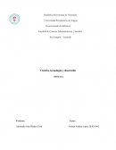 Ciencia, tecnología y desarrollo