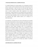 FINALIDAD OPERATIVA DE LA GUERRA POPULAR