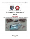 Campo magnético de un alambre que transporta corriente