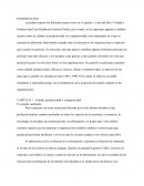 Resumen de proceso de calidad