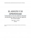 El adulto y su aprendizaje