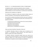 Análisis estadístico