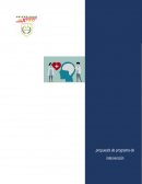 Propuesta programa intervencion psicologica
