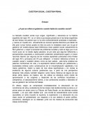 CUESTION SOCIAL, CUESTION PENAL